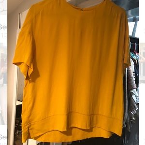 Burnt yellow blouse